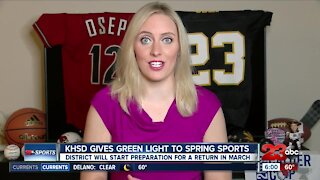 23ABC Sports: KHSD gives approval to prepare for a return of spring sports