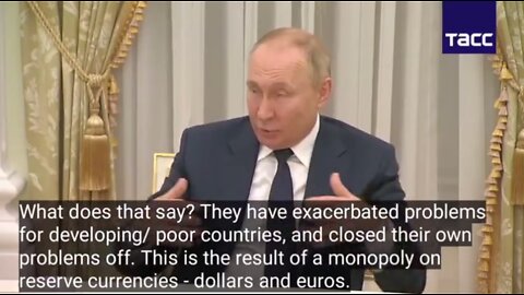 Vladimir Putin on the looming 'Food Crisis'