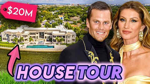 Tom Brady & Gisele Bundchen | House Tour | UPDATED 2021 | Their NEW Florida Dream Mansion & More