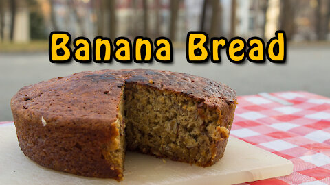 Dutch Oven Banana Bread