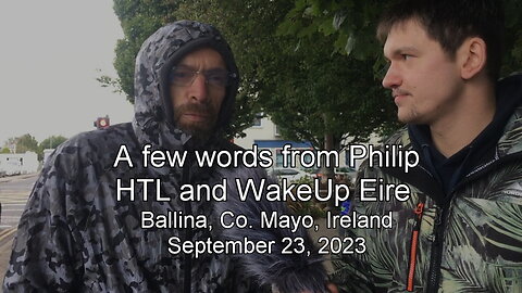 A few words from Philip - HTL and WakeUp Eire in Ballina