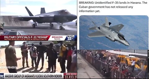 F35 CRASHES? OR TAKEN TO CUBA?*MILITARY STAND DOWN*GEOMAGNETIC STORM*ROGUE WAVES & BIBLICAL FLOODS