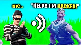 I Secretly Controlled His Account.. (Fortnite)