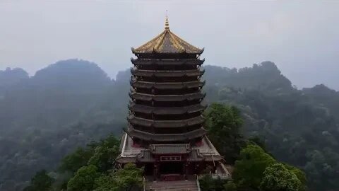30 Minute Relaxing Electronic Piano Music with Beautiful Chinese Landscapes for Stress Relief