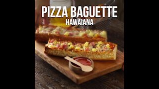 Hawaiian Baguette Pizza