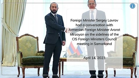 Press Release - Sergey Lavrov & Ararat Mirzoyan Conversation