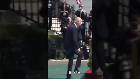 Joe Biden, Walks On Stage Right Past The Podium