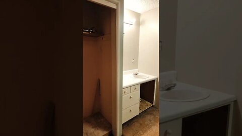 Studio progress, demolished the vanity and closet to make way for process sink.