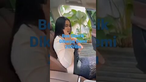 Bos Cantik dikerjai Demi 200ribu,Akhirnya Jatuh Dari Mobil