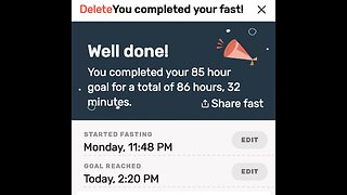 I Lost 16.7 lbs. with an 86.7-hour clean water and electrolyte fast. #shorts #waterfasting