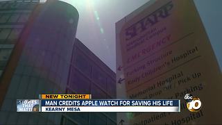 Man credits Apple Watch for saving his life