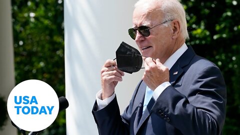Biden makes first public appearance after negative COVID-19 test - USA TODAY
