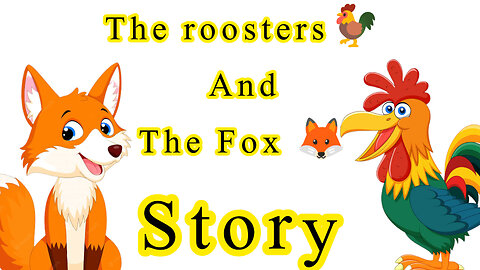 The Rooster And The Fox | English Animated Short Stories For Children | Moral Stories In English