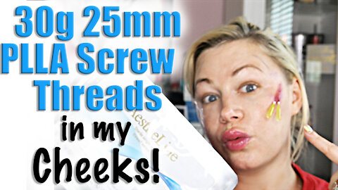 Using Threads to build my Cheeks | Code Jessica10 saves you $$$