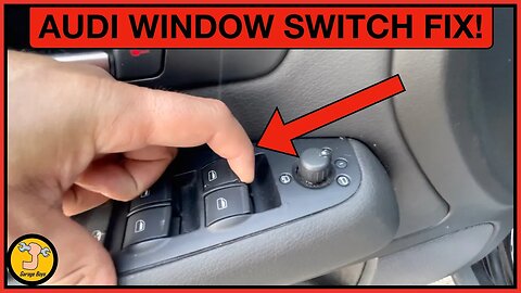 how to fix / replace Audi A4 windows switch 02-08 models