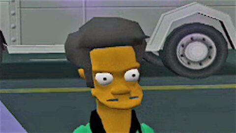 The Simpsons but Apu Can't speak English? 😂 (The Simpsons: Hit & Run)