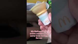 My McDonald’s ice cream machine has never been broken for me #mcdonalds #icecream