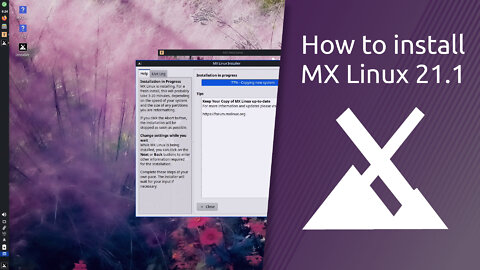 How to install MX Linux 21.1