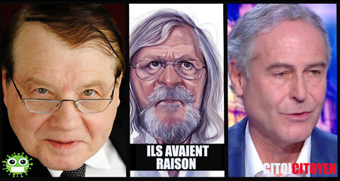 Luc Montagnier, Didier Raoult, Christian Perronne avaient Raison