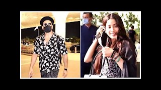 SPOTTED! Ranveer Singh & Janhvi Kapoor At The Airport