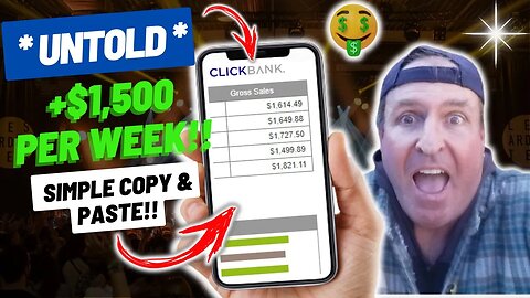 *UNTOLD* Simple Copy & Paste Method To Make +$1,500/WEEK (Make Money Online 2023) #shorts