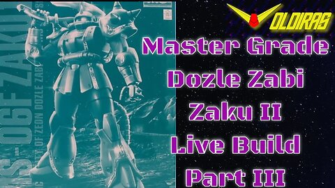 Gunpla Build - MG Dozle Zabi Custom Zaku II Part III