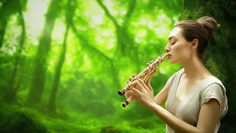Find inner peace 💆‍♀️ with the melodies of the flute 🎶. #calmingsounds #meditation #healingmusic
