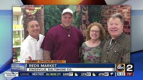 Reds Market in Kingsville says Good Morning Maryland