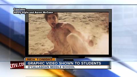 Graphic video shown to Las Vegas 7th graders