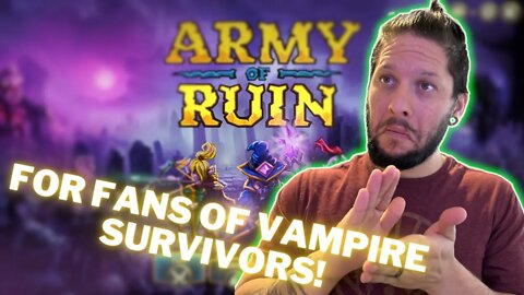 Vampire Survivors with different graphics - Army of Ruin