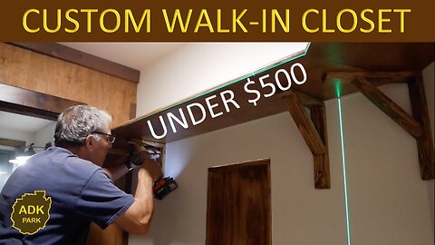 Custom Built Walk-in Closet UNDER $500!