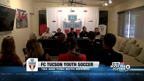 FC Tucson Youth Soccer Club is formed after merger