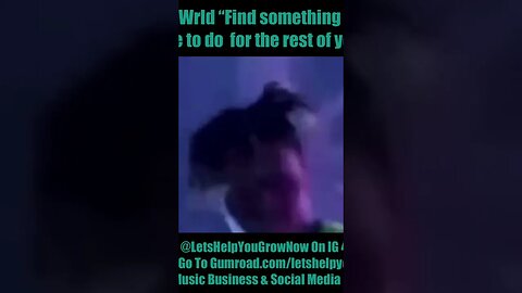Juice Wrld “Find Something You Would Love To Do For The Rest Of Your Life”