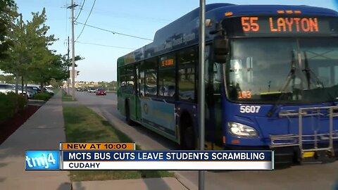 MCTS bus cuts leave some Cudahy students scrambling before school starts