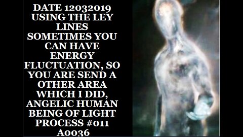 DATE 12032019 USING THE LEY LINES SOMETIMES YOU CAN HAVE ENERGY FLUCTUATION, SO YOU ARE SEND A OTHER