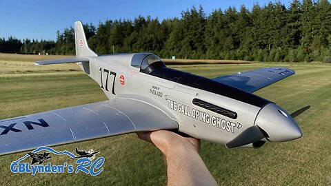 H-King Galloping Ghost P-51 Mustang Reno Racer RC Plane Maiden Flight