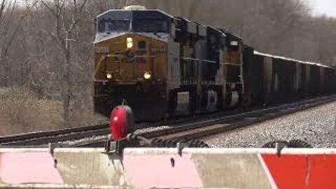 CSX B158 Empty Coke Express Train from Creston, Ohio April 15, 2022