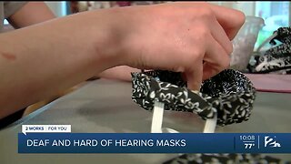Mask-making for those who can't hear