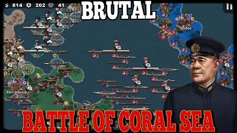 BATTLE OF CORAL SEA BRUTAL! World Ablaze Mod