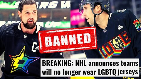 NHL BANS LGBTQ Pride Jerseys After Woke BACKLASH | Players And Fans Are DONE With This!
