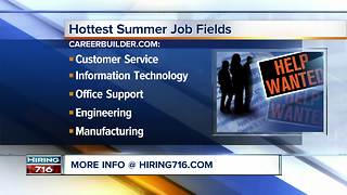 Looking for a summer job? Try these fields