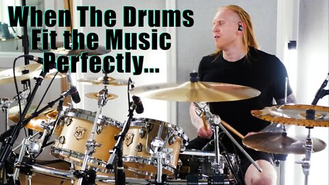 Cameron Losch - Empires Erased Drum Playthrough Reaction! - Born of Osiris, Meinl Cymbals