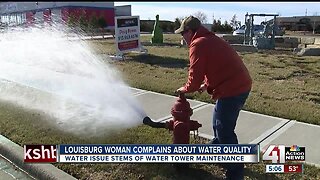 Maintenance on water tower causes cloudy water in Louisburg