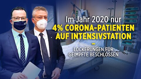 Beirat: 2020 nur 4 Prozent Corona-Patienten auf Intensivstation – Ausnahmen für Geimpfte ab Sonntag