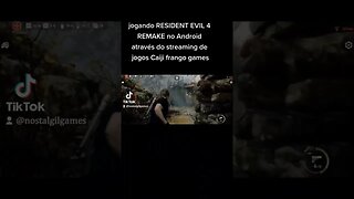 jogando RESIDENT EVIL 4 REMAKE no celular Android incrível 🎮📱 #gaming #gamingvideos #android