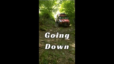 Going Down - Headed to a Little Creek Crossing in the Pennsylvania Wilderness #shorts