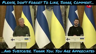 Finnish president visits Ukraine, holds joint news conference with Zelenskiy