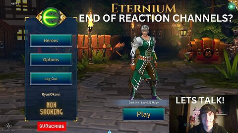 From Drama to Eternium: Im Back! Lets Talk! End Of Reactions?