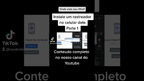 Onde está seu filho? Instale um rastreador nele! #mobiletracker #celular #controleparental