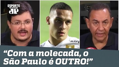 "AGORA SIM! Com a molecada, o São Paulo é OUTRO!", exaltam jornalistas